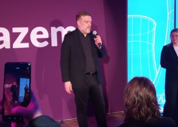 Adrian Zandberg w&nbsp;trasie. Mówił o&nbsp;atomie i&nbsp;reformie służby zdrowia