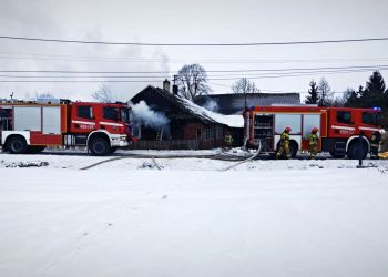 Tragiczny pożar w&nbsp;Markowej. Nie&nbsp;żyje 70-letnia kobieta