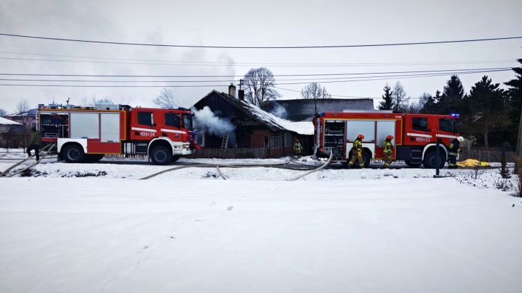 Tragiczny pożar w&nbsp;Markowej. Nie&nbsp;żyje 70-letnia kobieta