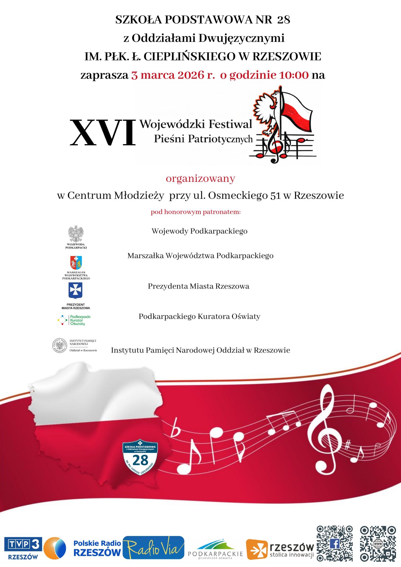 XVI Wojewódzki Festiwal Pieśni Patriotycznych - Polskie Radio Rzeszów