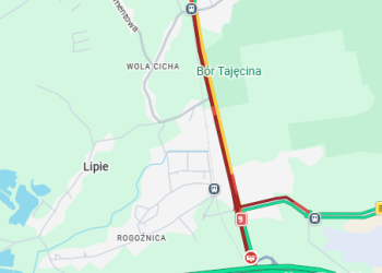 Uwaga kierowcy! Utrudnienia na&nbsp;krajowej 9-tce przy węźle Rzeszów-Północ