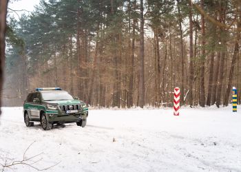 Agresywny mężczyzna zatrzymany przy granicy z&nbsp;Ukrainą w&nbsp;powiecie lubaczowskim