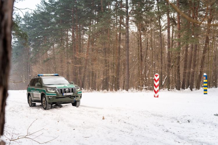 Agresywny mężczyzna zatrzymany przy granicy z&nbsp;Ukrainą w&nbsp;powiecie lubaczowskim