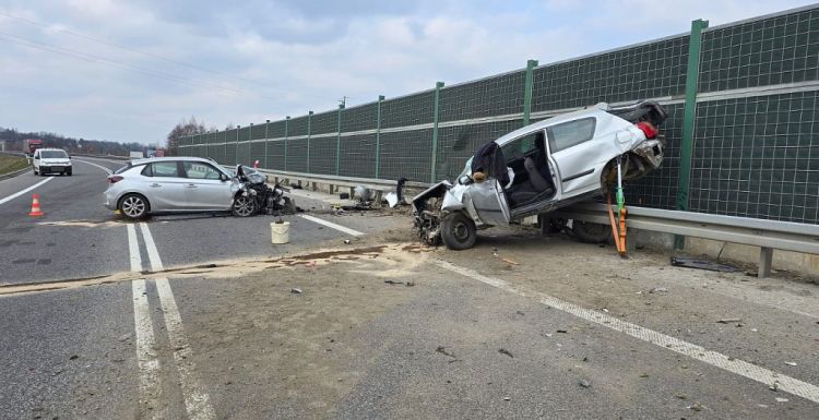 Wypadek na&nbsp;obwodnicy Jarosławia. Utrudnienia już zakończone [AKTUALIZACJA]