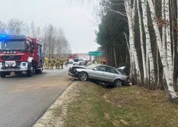 Wypadek w&nbsp;Woli Zarzyckiej. Dwie osoby trafiły do&nbsp;szpitala [AKTUALIZACJA]