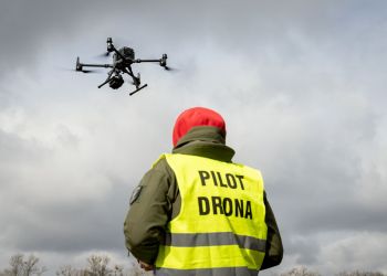 Drony pojawią się nad&nbsp;Nieplą i&nbsp;okolicą. To&nbsp;szkolenie strażaków ochotników.