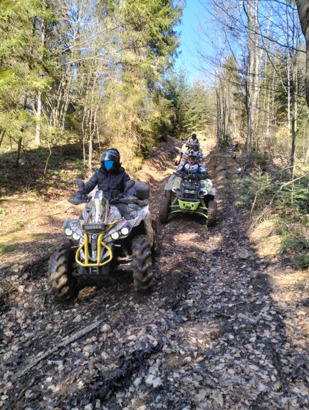 Nielegalne rajdy quadów w Bieszczadach i porzucony pies w lesie. Interweniowała Straż Leśna - Polskie Radio Rzeszów