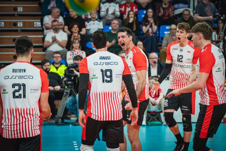 Pewne zwycięstwo Asseco Resovii w pierwszym meczu play-off Ligi Mistrzów 1 - Polskie Radio Rzeszów Pewne zwycięstwo Asseco Resovii w pierwszym meczu play-off Ligi Mistrzów