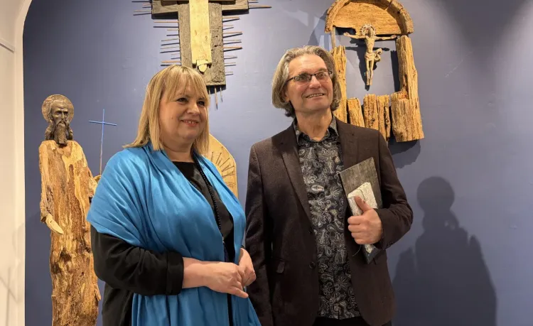 „Prześwit” wystawa Małgorzaty Dawidiuk i&nbsp;Krzysztofa Brzuzana