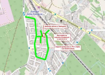 Uwaga kierowcy! Remont ul.&nbsp;Parkingowej w&nbsp;Stalowej Woli. Zmiany w&nbsp;organizacji ruchu
