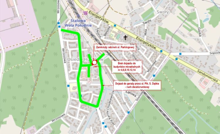 Uwaga kierowcy! Remont ul.&nbsp;Parkingowej w&nbsp;Stalowej Woli. Zmiany w&nbsp;organizacji ruchu