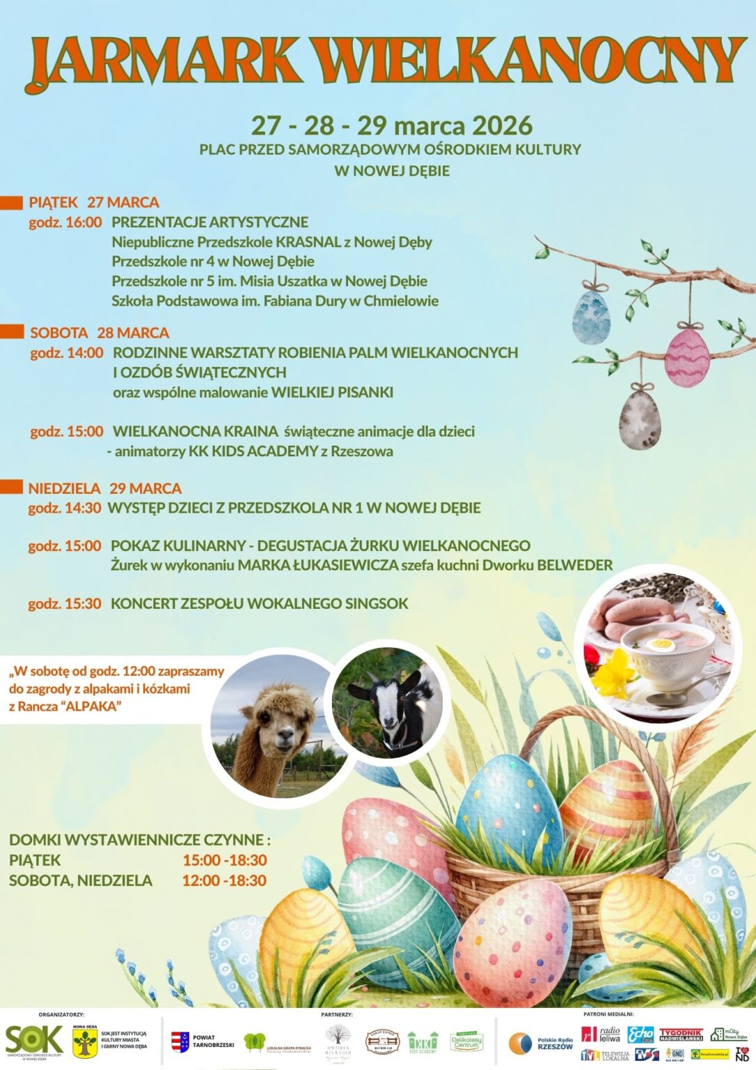 Jarmark Wielkanocny 2026 w Nowej Dębie - Polskie Radio Rzeszów