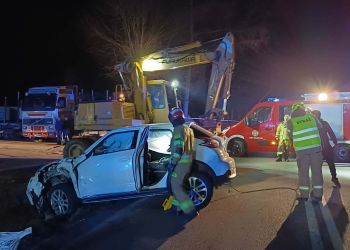 Wypadek w&nbsp;miejscowość Bachórzec na&nbsp;trasie Dynów-Dubiecko, droga już odblokowana [AKTUALIZACJA]