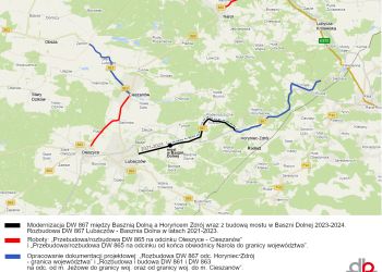 Nowa droga dla pieszych i&nbsp;rowerów Basznia Dolna – Horyniec-Zdrój. Podpisano umowę na&nbsp;inwestycję