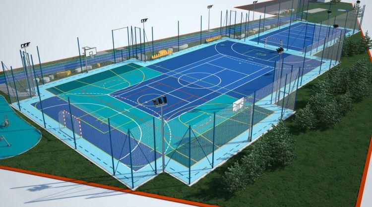 W&nbsp;marcu ruszy budowa nowoczesnych terenów sportowych przy VIII LO w&nbsp;Rzeszowie