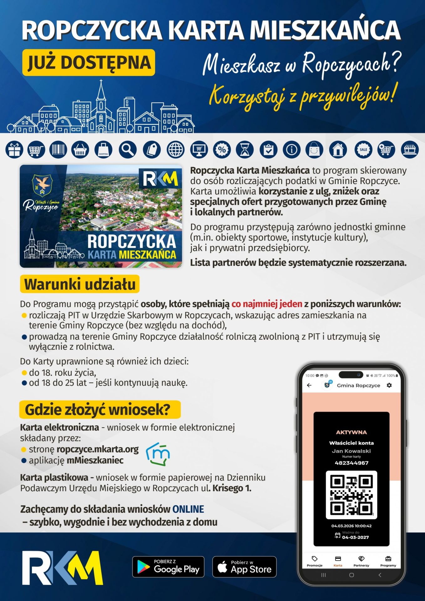 Ropczyce wprowadzają kartę mieszkańca. Będą zniżki i rabaty - Polskie Radio Rzeszów