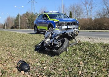 Wypadek w&nbsp;Mielcu, ranny 19-letni motocyklista