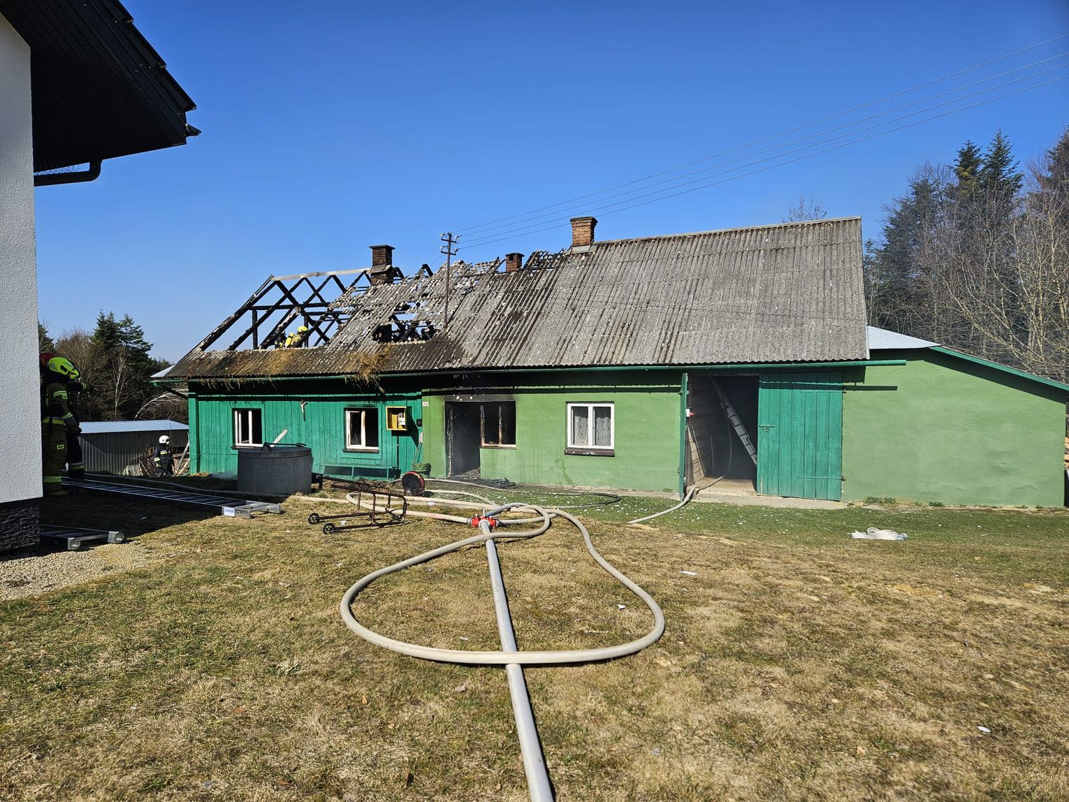 Tragiczny pożar w Orzechówce w powiecie brzozowskim. Nie żyje 90-letnia kobieta - Polskie Radio Rzeszów