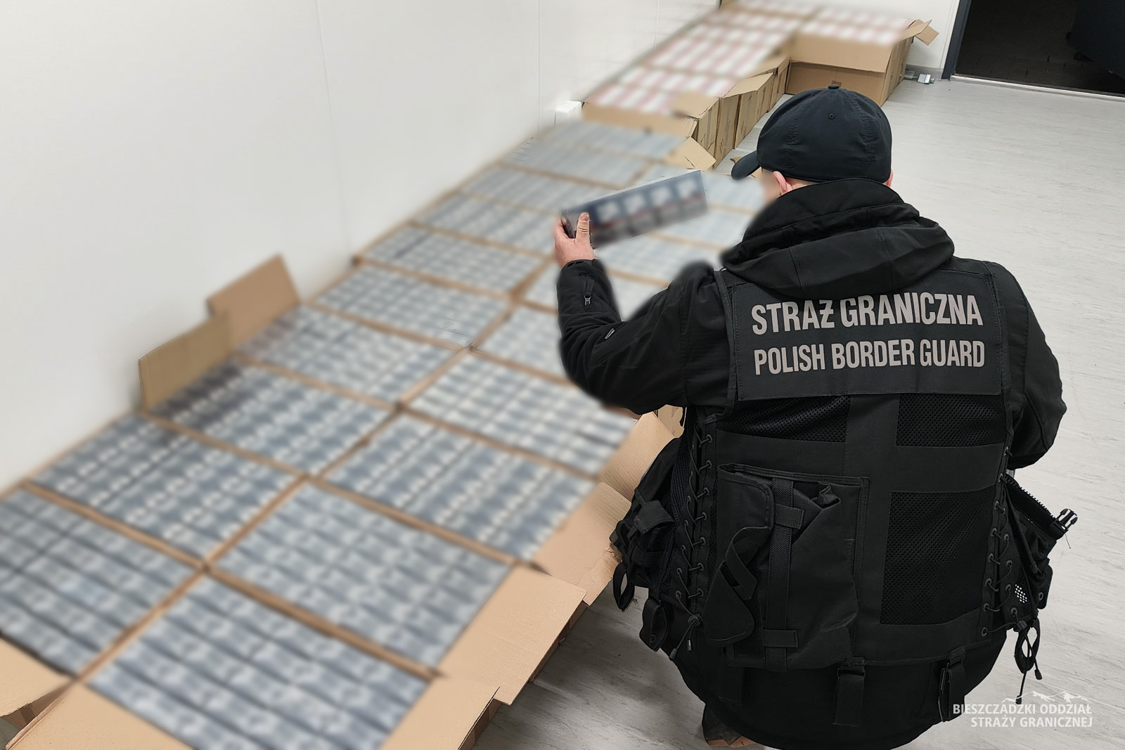 7 tysięcy paczek nielegalnych papierosów. Zatrzymanie w Hermanowicach - Polskie Radio Rzeszów