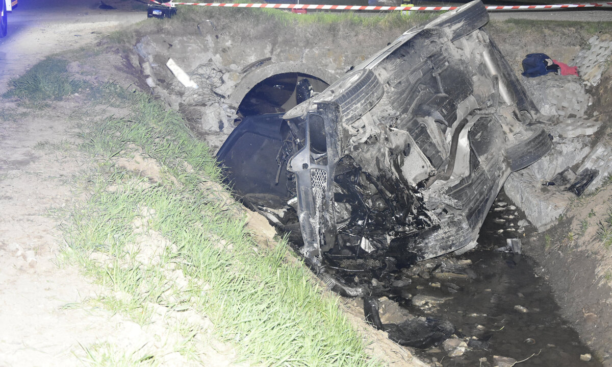 Pijany kierowca BMW aresztowany po wypadku w Pagórku - Polskie Radio Rzeszów