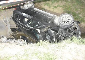 Pijany kierowca BMW aresztowany po&nbsp;wypadku w&nbsp;Pagórku