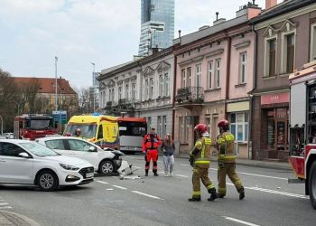 Kolizja na&nbsp;ulicy Dąbrowskiego w&nbsp;Rzeszowie