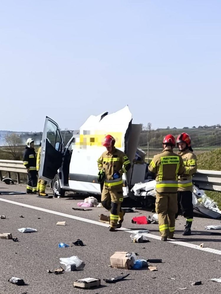 Wypadek na A4 pod Jarosławiem. Jedna osoba ranna [AKTUALIZACJA] - Polskie Radio Rzeszów
