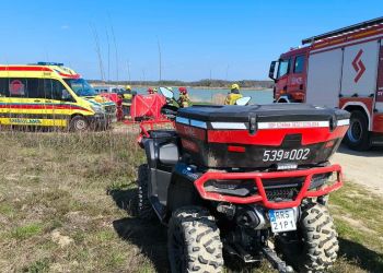 Tragiczny finał akcji nad&nbsp;zalewem w&nbsp;Czarnej Sędziszowskiej. Mężczyzna nie&nbsp;żyje