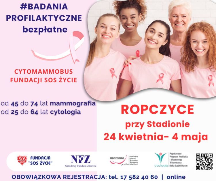 Bezpłatne badania dla kobiet w Ropczycach. Ruszyła akcja profilaktyczna - Polskie Radio Rzeszów