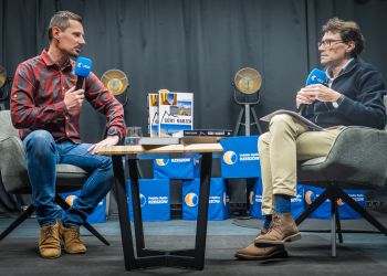 Spotkanie z&nbsp;Łukaszem Łagożnym w&nbsp;Polskim Radiu Rzeszów. Opowieść o&nbsp;Koronie Ziemi