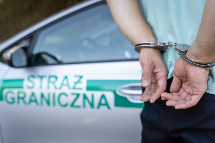 Zatrzymanie na&nbsp;granicy. Poszukiwany czerwoną notą Interpolu w&nbsp;rękach Straży Granicznej