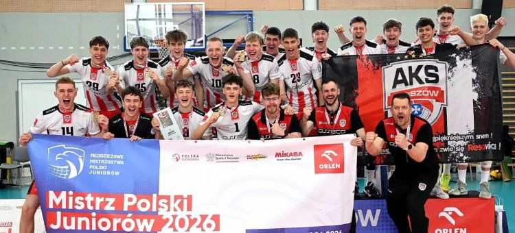 Juniorzy z&nbsp;Rzeszowa siatkarskimi Mistrzami Polski