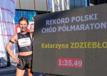Katarzyna Zdziebło z&nbsp;rekordem Polski. Złoty medal w&nbsp;Warszawie