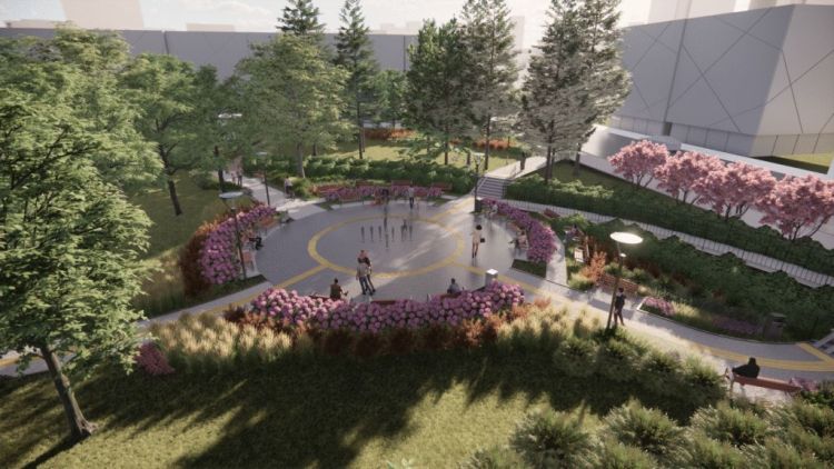 Nowy park kieszonkowy w&nbsp;Dębicy. Powstanie zielona przestrzeń z&nbsp;fontanną