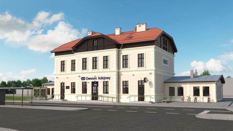 Modernizacja dworca kolejowego w&nbsp;Nisku wchodzi w&nbsp;kolejny etap