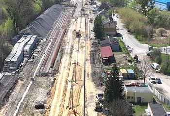 Remont linii kolejowych Sandomierz – Padew – Stalowa Wola