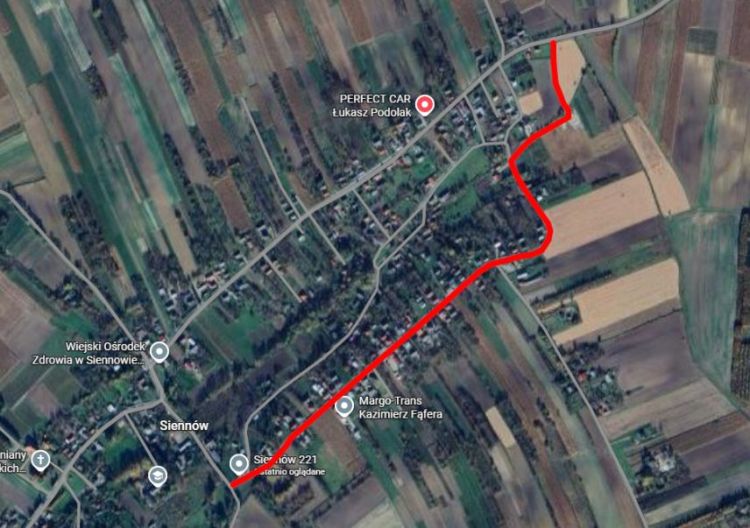 Utrudnienia w&nbsp;Siennowie. Rusza przebudowa drogi „Zagumnie”