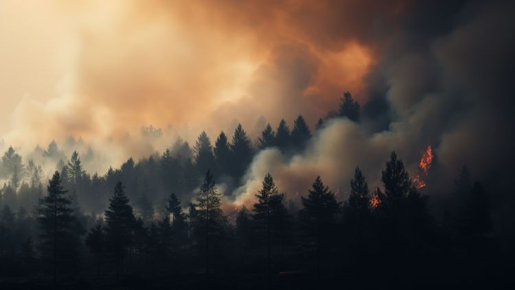 Pożar lasu w&nbsp;Cewkowie. Spłonęło 15 hektarów