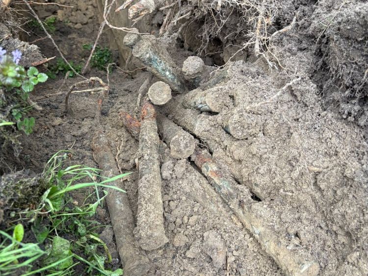 Niewybuchy z&nbsp;czasów wojny znalezione w&nbsp;Mirocinie. Na&nbsp;miejsce wezwano saperów