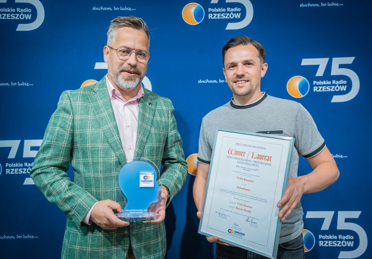 „Aktualności” TVP Rzeszów najlepsze w Europie 1 - Polskie Radio Rzeszów „Aktualności” TVP Rzeszów najlepsze w Europie