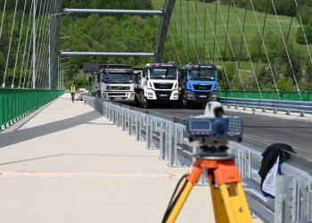Most między Niewistką a&nbsp;Jabłonicą Ruską przeszedł próby obciążeniowe