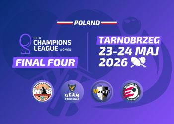 Tarnobrzeg gospodarzem finałowego turnieju Ligi Mistrzyń w&nbsp;tenisie stołowym