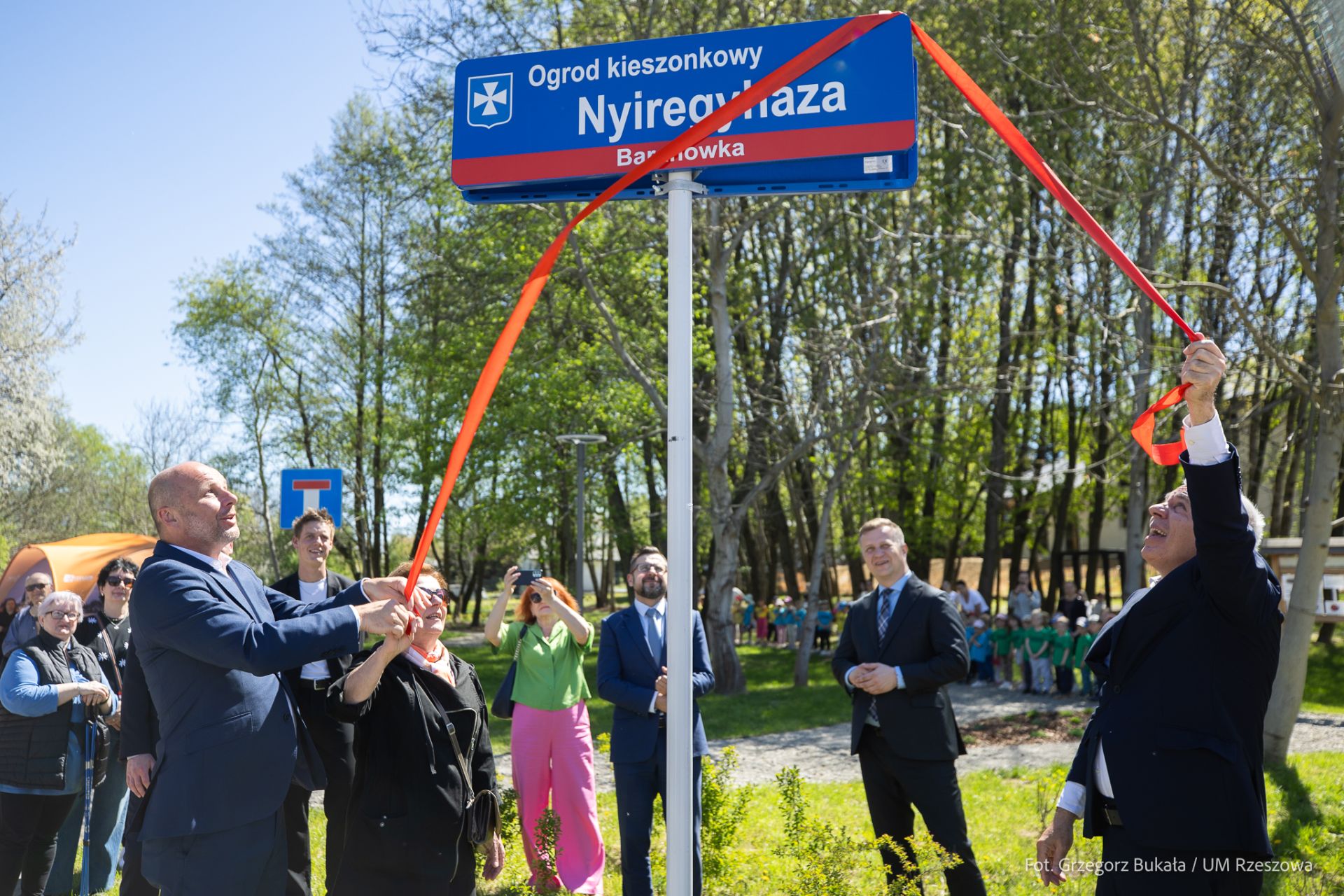 Nowy ogród kieszonkowy na Baranówce. Rzeszów uczcił partnerstwo z Nyíregyházą - Polskie Radio Rzeszów