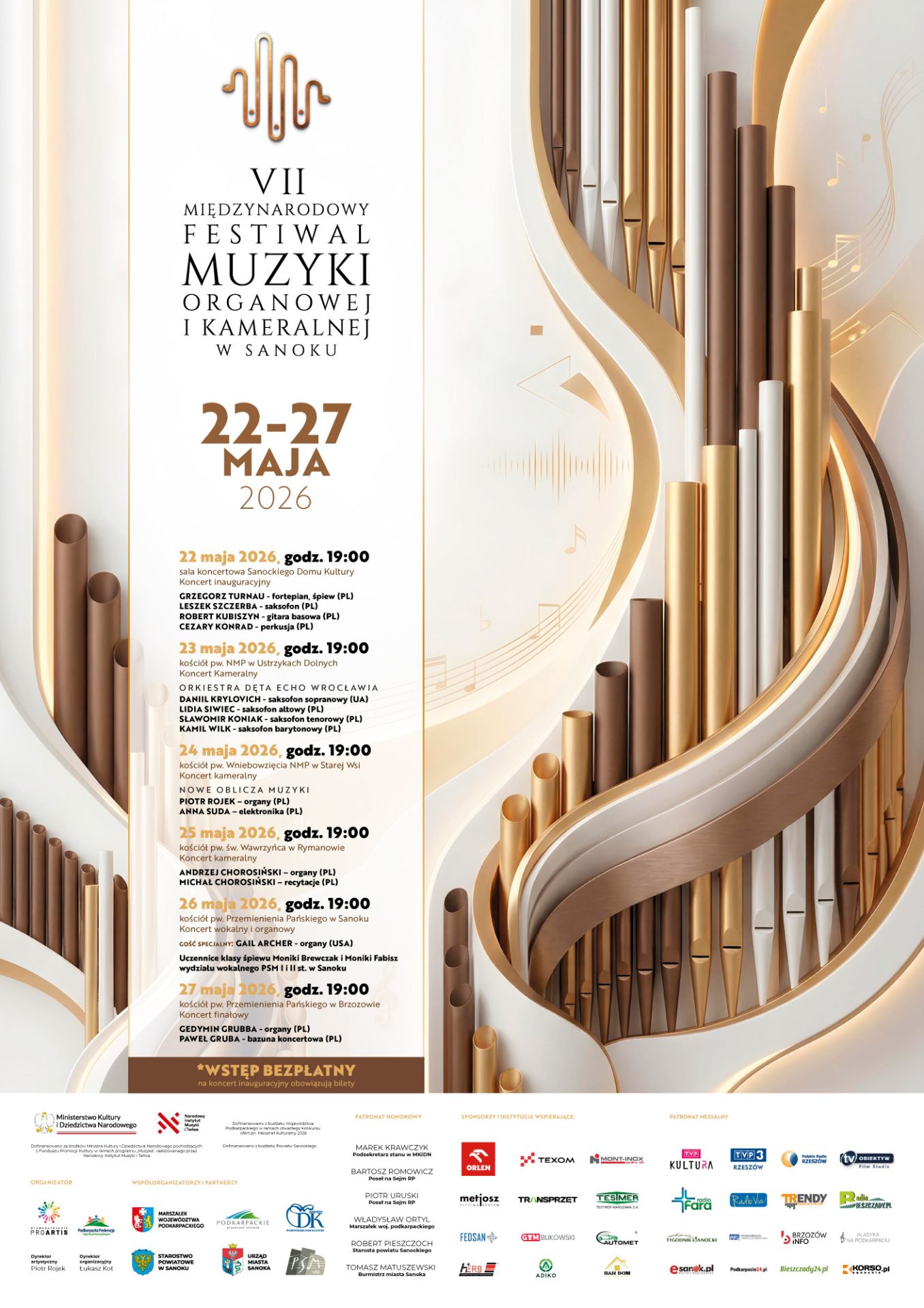 VII Międzynarodowy Festiwal Muzyki Organowej i Kameralnej w Sanoku - Polskie Radio Rzeszów