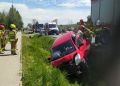 69-letnia kobieta ranna w&nbsp;wypadku w&nbsp;Domaradzu na&nbsp;DK 19 [AKTUALIZACJA]