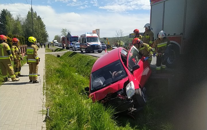 69-letnia kobieta ranna w&nbsp;wypadku w&nbsp;Domaradzu na&nbsp;DK 19 [AKTUALIZACJA]