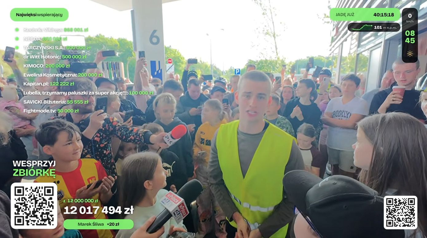 [AKTUALIZACJA] Łatwogang uzbierał 12 milionów dla ośmioletniego Maksa Tockiego! [STREAM] - Polskie Radio Rzeszów
