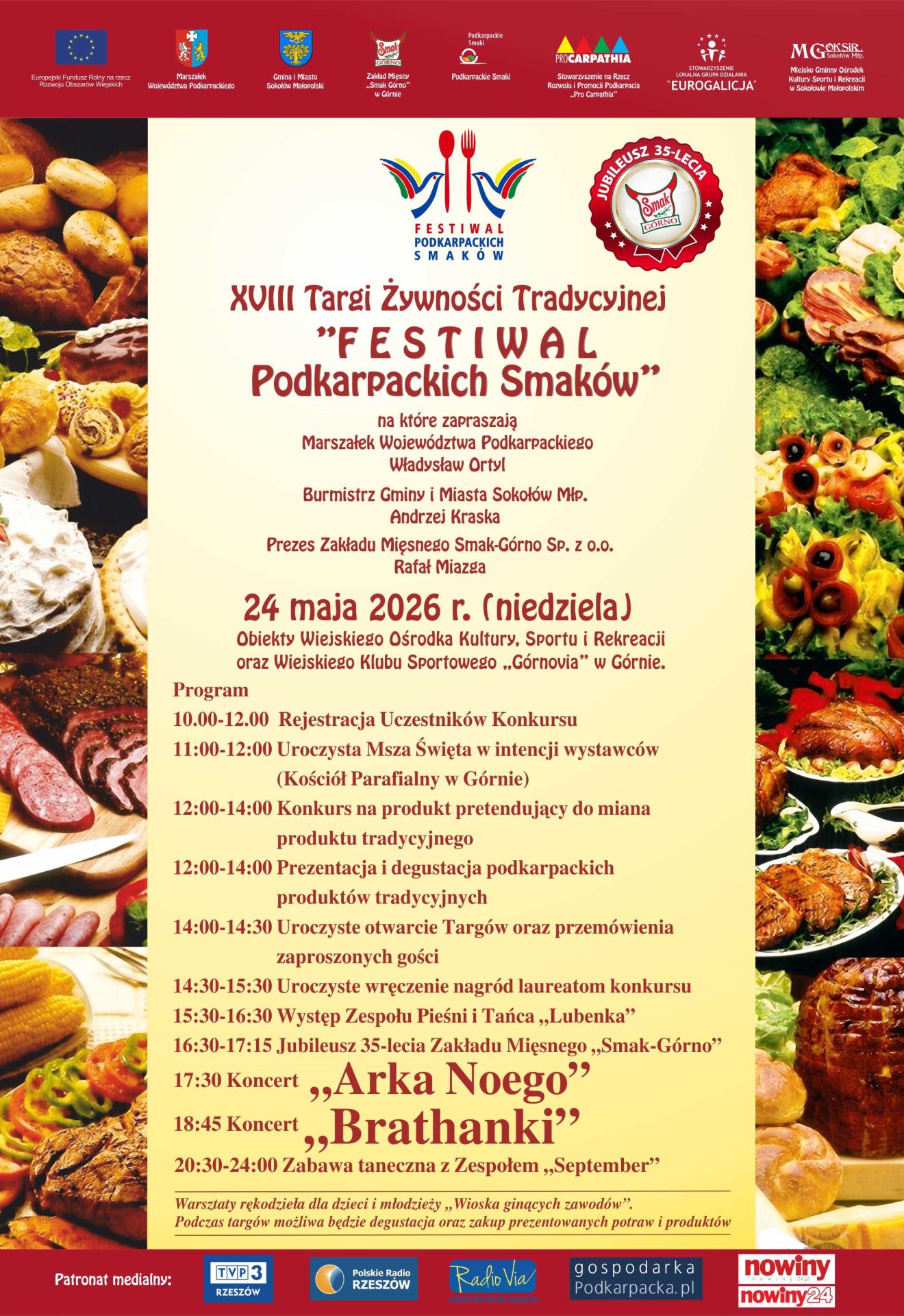 XVIII Festiwal Podkarpackich Smaków w Górnie. Regionalna kuchnia, tradycja i koncert Brathanków - Polskie Radio Rzeszów