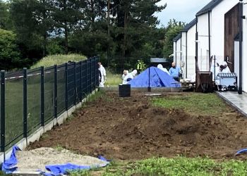 [AKTUALIZACJA] Makabryczne odkrycie w&nbsp;Lutoryżu. Ludzkie szczątki na&nbsp;budowie domów jednorodzinnych