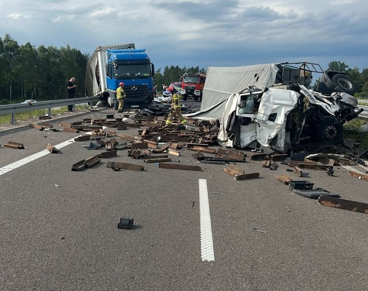 [AKTUALIZACJA] Nie&nbsp;ma&nbsp;już utrudnień po&nbsp;wypadku na&nbsp;drodze S19